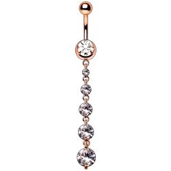 Navelpiercing kaskadstenar