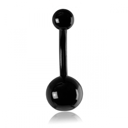 Navelpiercing med bioflex stav