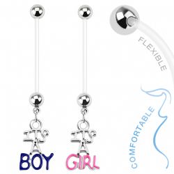 Gravidpiercing till navel