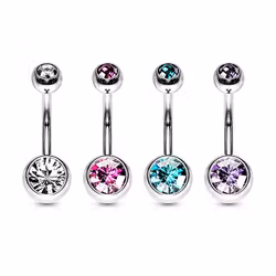 Navelpiercing 4 pack