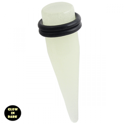 Genomskinlig glow in dark taper