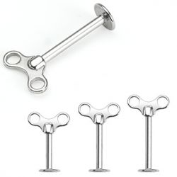 Labret med uppdragarnyckel