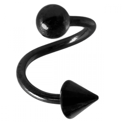 Blackline 1,2mm twister med boll & kona