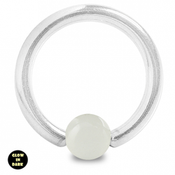 Glow in dark cbr piercing