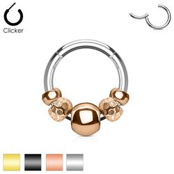 Segmentring med roséguld detaljer