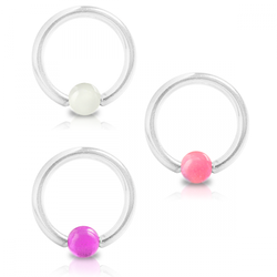 Glow in dark cbr piercing