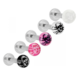 Labret med döskalle