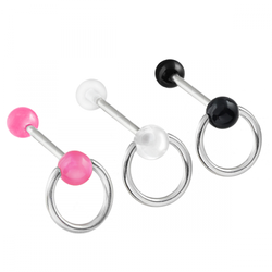 Tungpiercing med slavering