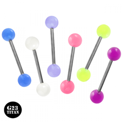 Barbell med glow in dark bollar