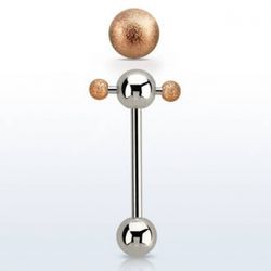 Tungpiercing ball spinner med exolerade bollar