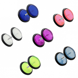 Glow in dark 6mm fake plugg