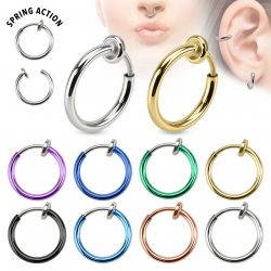 Fake piercing ring
