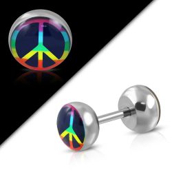 Fake plugg med Peace märke