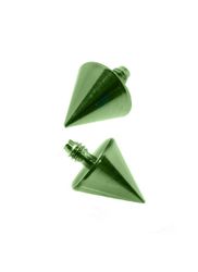 Dermal Anchor topp, grön kona