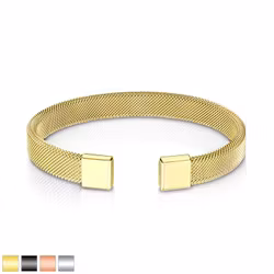 Armband med stålflätning