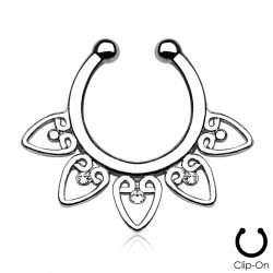Fake septum hanger