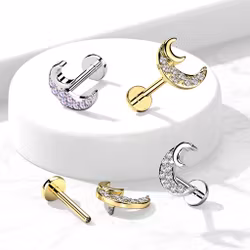 Labret cresent moon