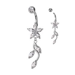 Navelpiercing spring