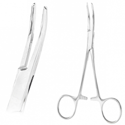 Hemostat böjd
