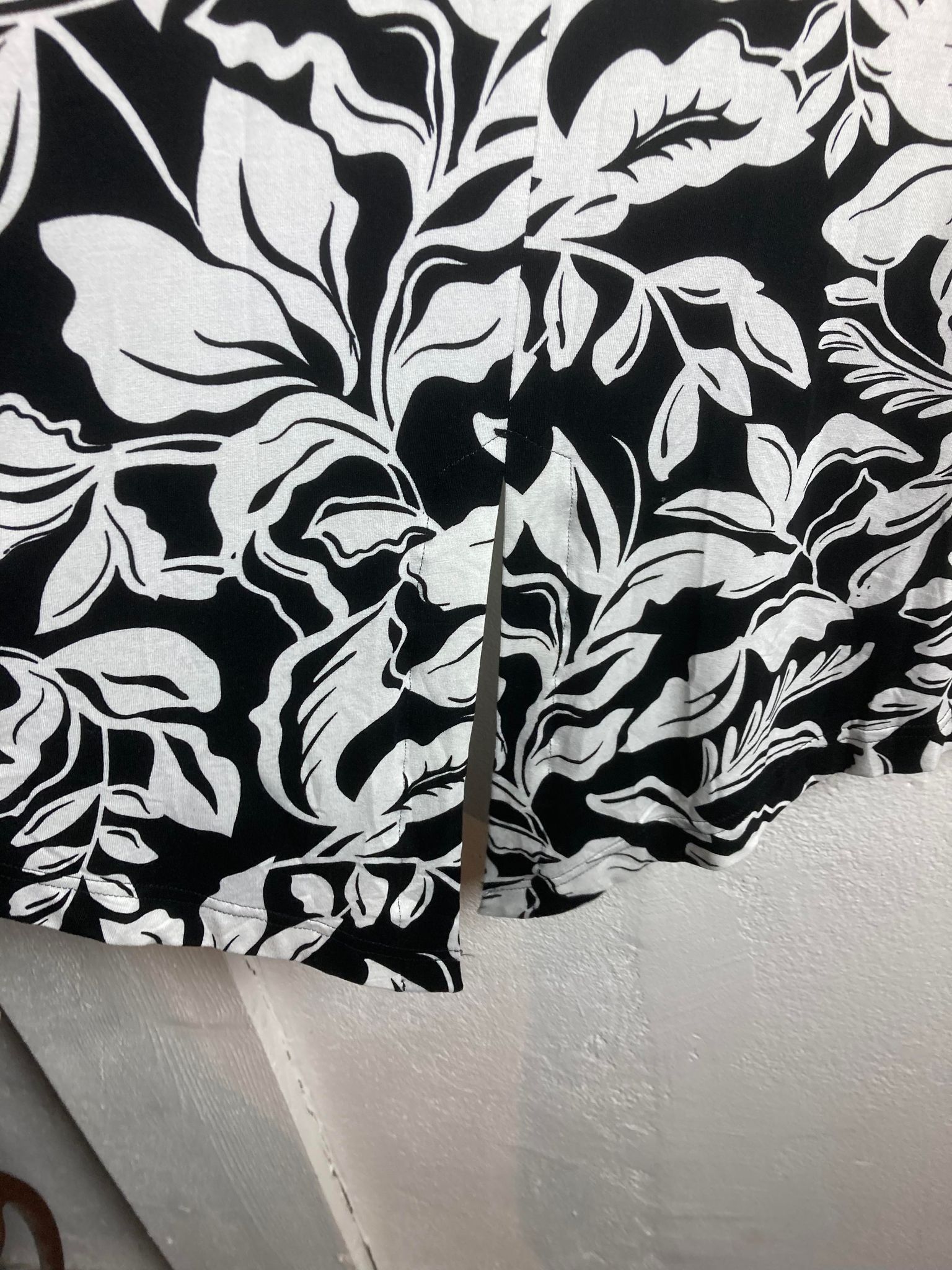 svart och vit flikjacka jersey Längorna
