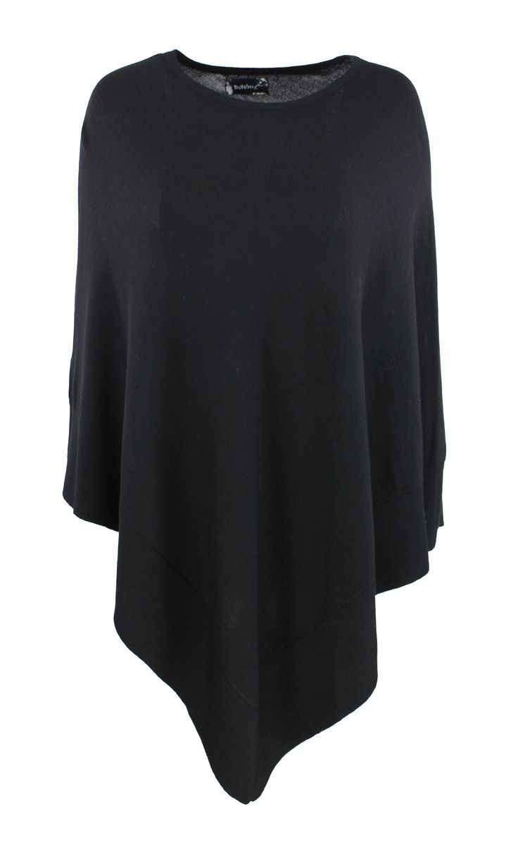 stickad poncho från boheme