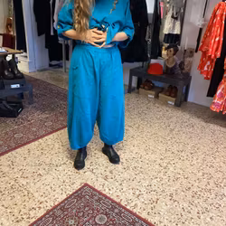 ballongbyxa turkos lin från längorna
