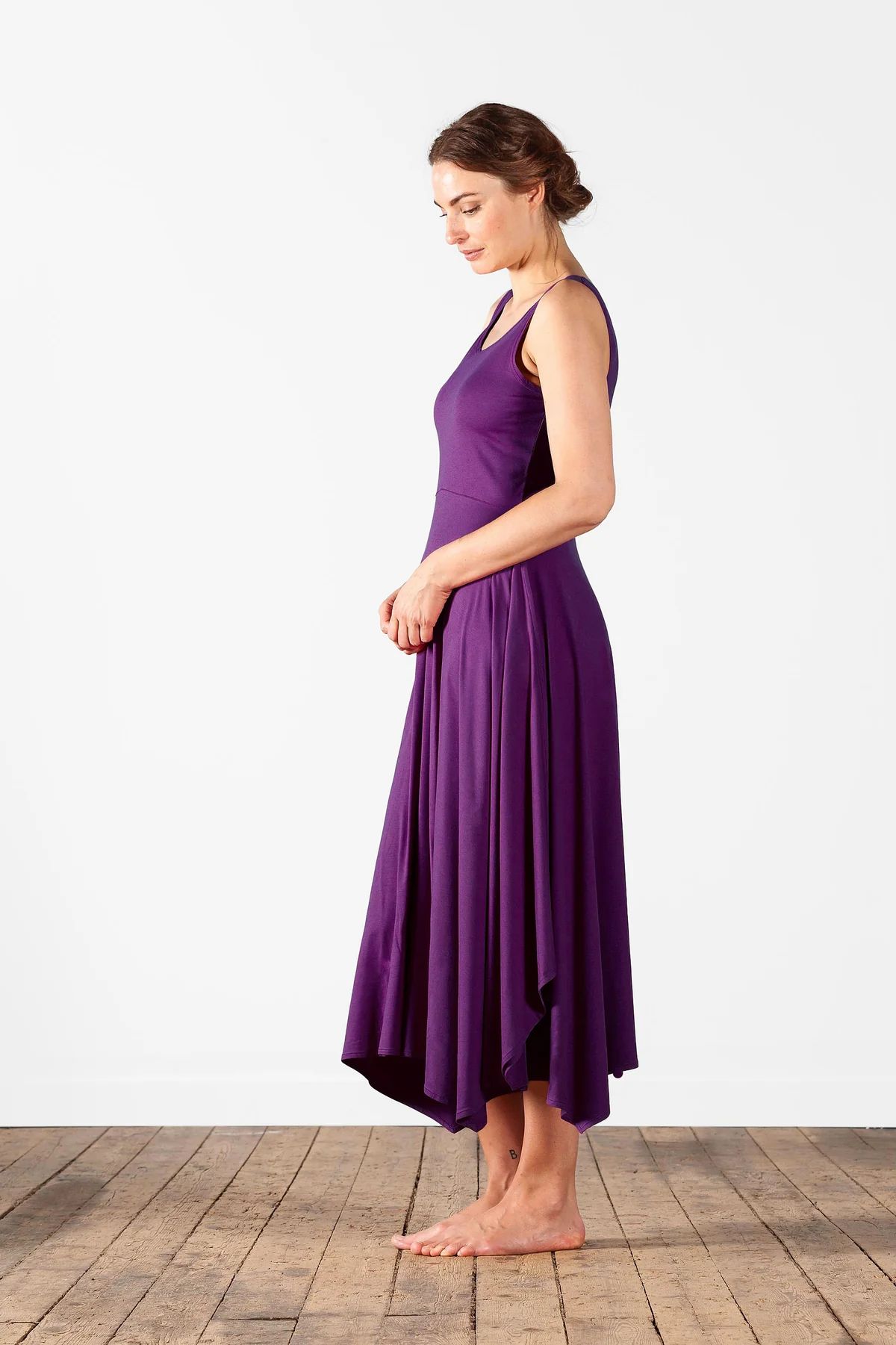 Olars ulla klänning lila jersey