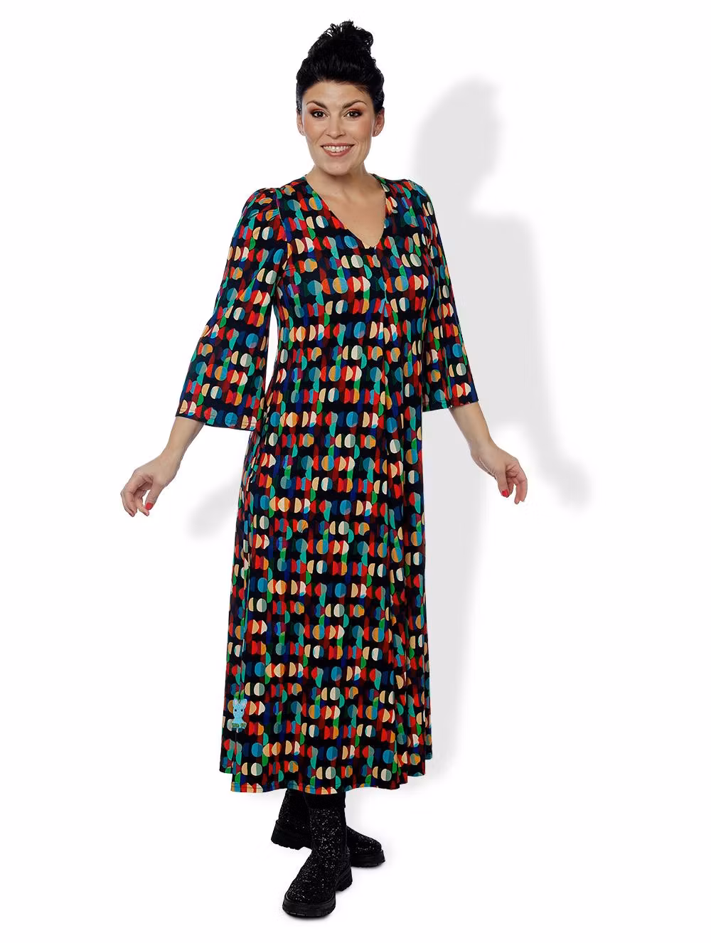 Färgglad klänning från du milde