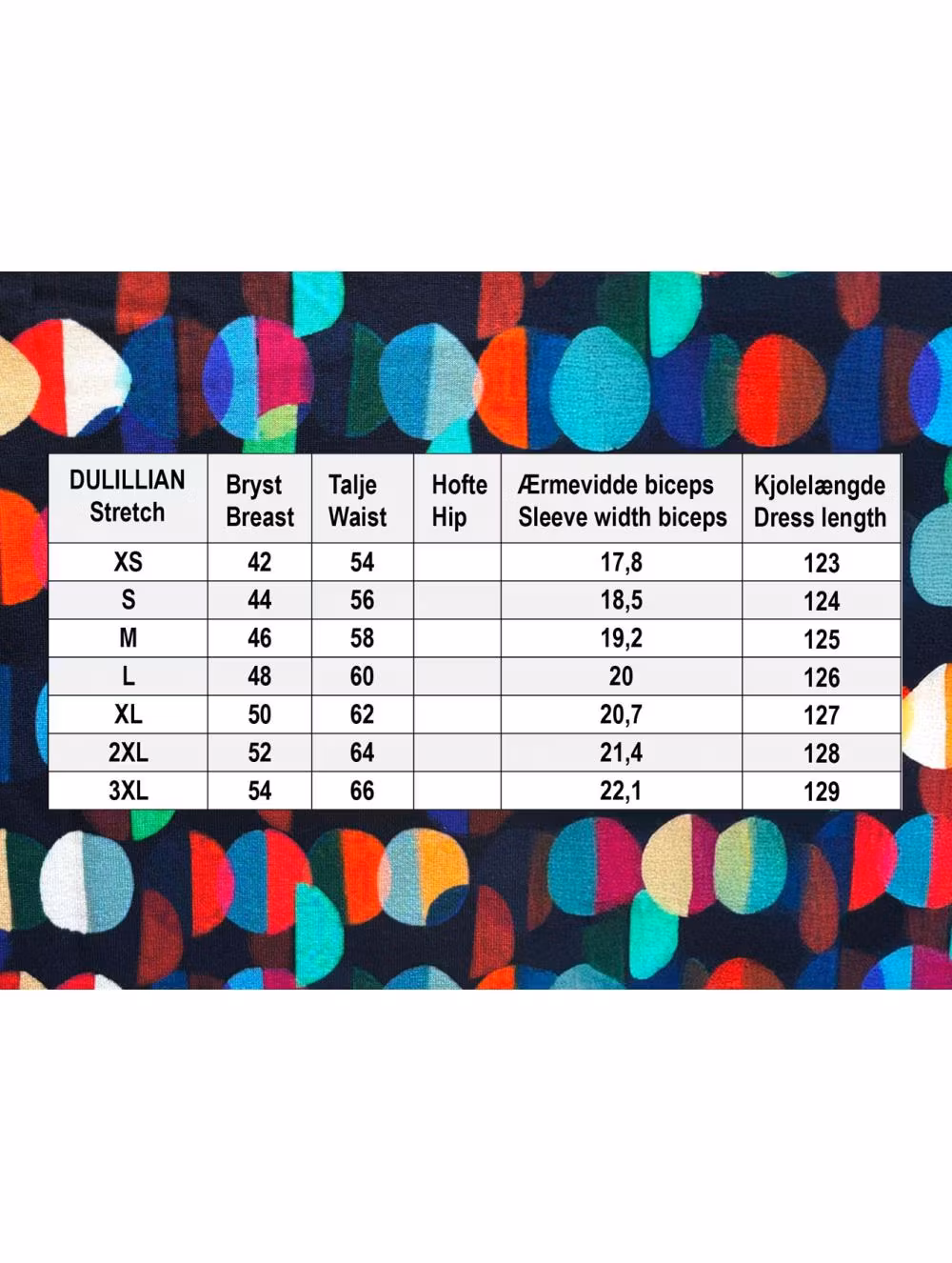 Färgglad klänning från du milde