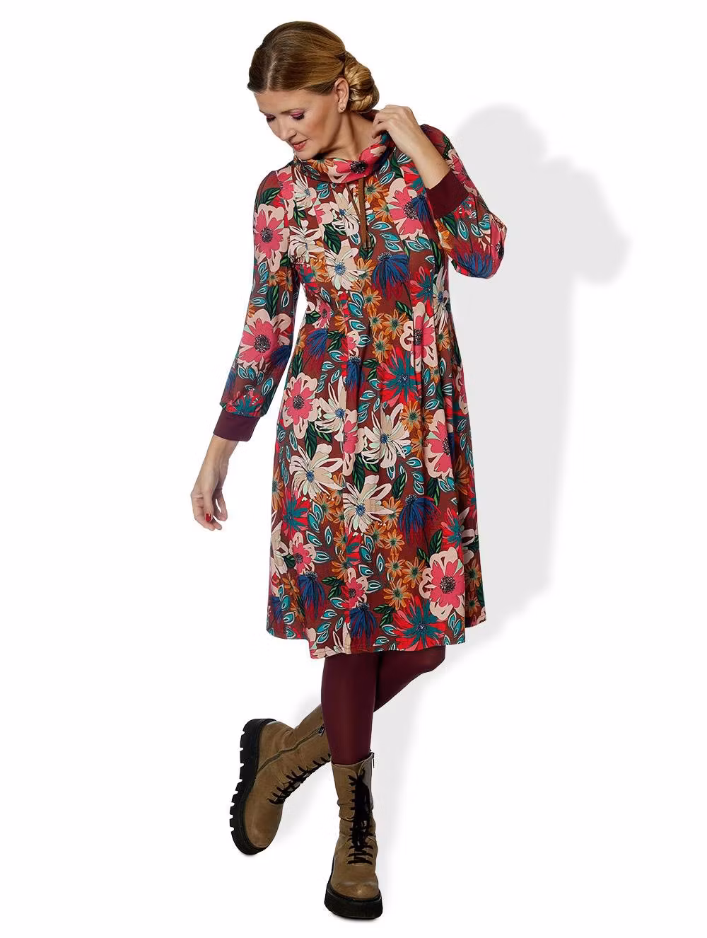 blommig klänning från du milde