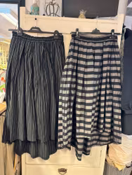 Kjol i taft från plu