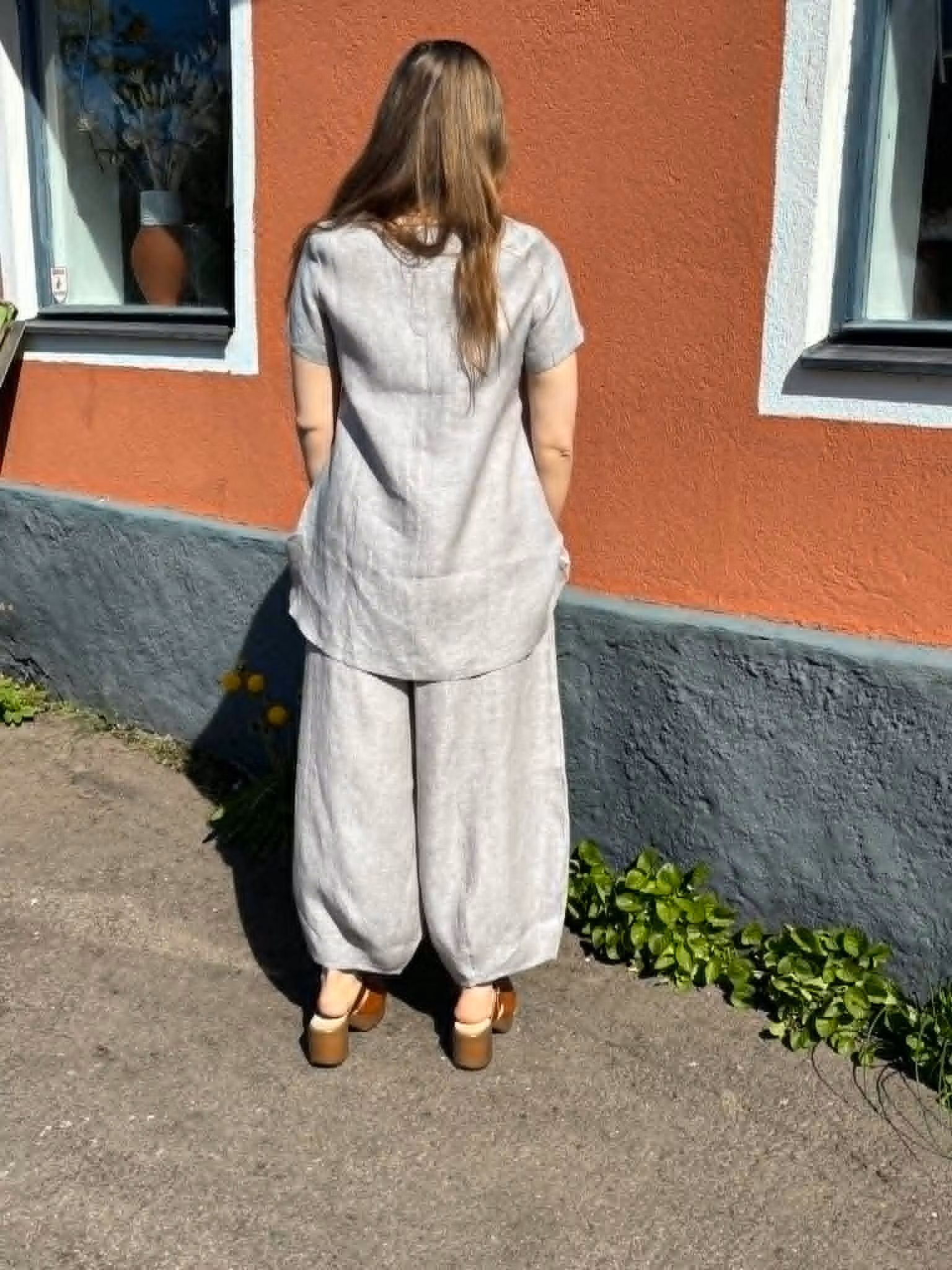 Heidi tunika linnefärgad