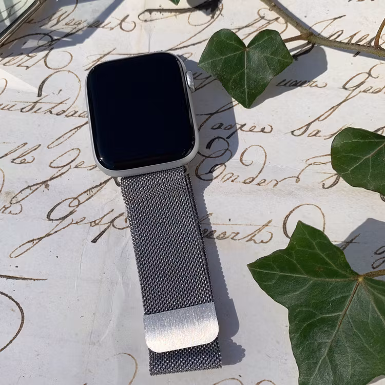 Apple Watch bracelet Milanese loop - silver