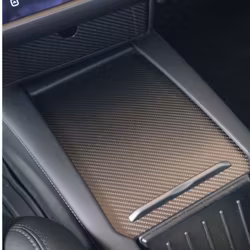 Folie till mittkonsollen, carbon fiber - Tesla Model S
