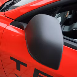 Kåpor till backspeglarna, matt svarta - Tesla Model 3