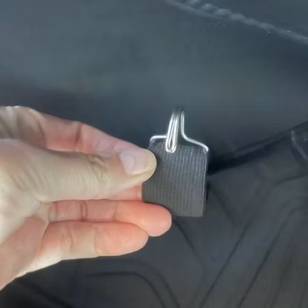 Antikick t framsätena, svart hel modell - 2-pack - Tesla Model 3/Y