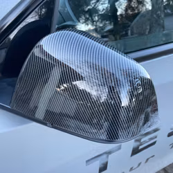 Kåpor till backspeglarna, glossy carbon fiber - Tesla Model Y