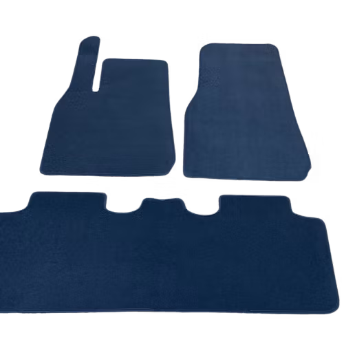 Fräscha interiörmattor i tyg till Tesla Model 3