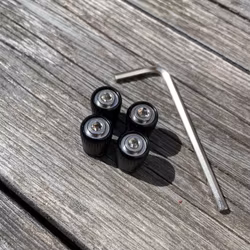 Ventilhattar - låsbara - Tesla Model S/3/X/Y