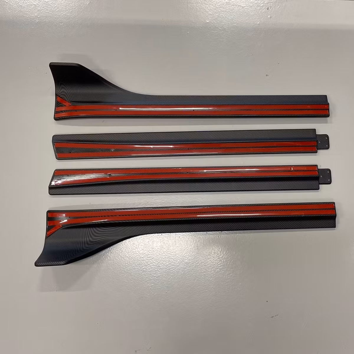 Side skirt matt carbon fiber - Tesla Model Y
