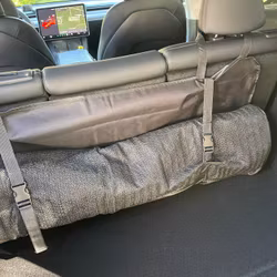 Bagageskydd, hoprullbart - svart - 2 varianter - Tesla Model S/Y