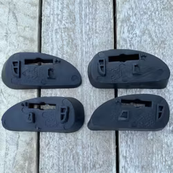 Extra gummipads, 4 st - takräcke - Tesla Model Y