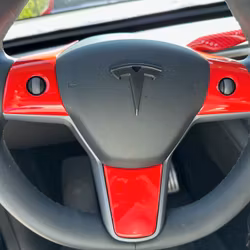 Paneler t ratten - glossy röda - Tesla Model 3/Y