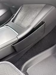 Dubbel sidoförvaring mittkonsolen, svart - Tesla Model 3 2021/Y