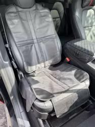 Sätesskydd t bilbarnstolar m extra skydd, sv söm - Tesla Model 3/Y+ S/X 2021->