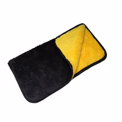 Tvättduk, microfiber - svart/gul