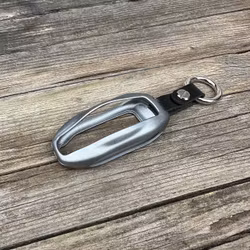 Nyckelhållare - aluminium - grå - Tesla Model S/3/Y