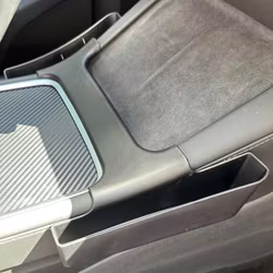 Dubbel sidoförvaring mittkonsollen, grå - Tesla Model 3 2021/Y