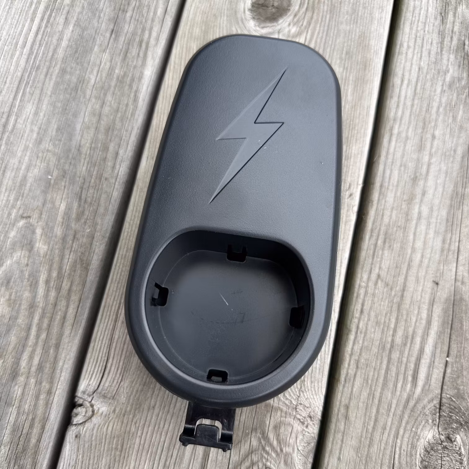 Enkel hållare till laddsladden, typ 2