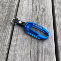Nyckelhållare - aluminium - blå - Tesla Model S/3/Y
